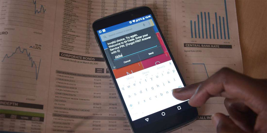 A screen shot of the M-Akiba mobile traded bond. Fintech companies use software and digital platforms to deliver financial services. FILE PHOTO | NMG